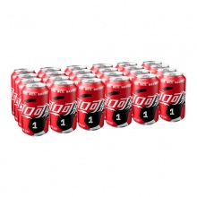 可口可乐 Coca-Cola 汽水饮料 碳酸饮料 330ML*24罐整箱装