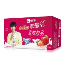 蒙牛 酸酸乳 草莓250ml*24 礼盒装