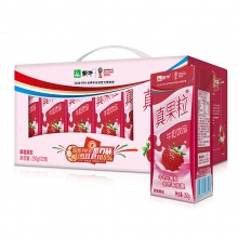 蒙牛 真果粒牛奶饮品（草莓）250g*12 礼盒...