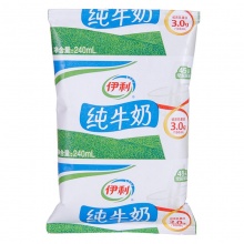 伊利 无菌枕纯牛奶240ml*16