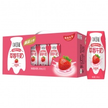 伊利 味可滋 草莓牛奶 240ml*12盒/礼盒...