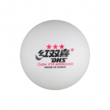 红双喜DHS乒乓球3星 赛顶ABS新材料40+ ...