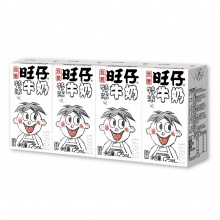 旺旺 旺仔特浓牛奶 儿童牛奶早餐奶（家庭装） 125ml*20