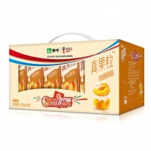 蒙牛 真果粒牛奶饮品（黄桃）250g*12 礼盒装