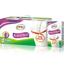 伊利 无菌砖高钙低脂奶250ml*24盒