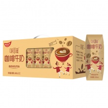 伊利 味可滋咖啡牛奶240ml*12盒 礼盒装