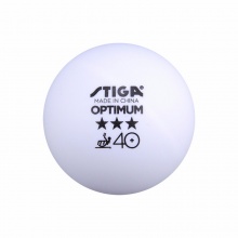 斯帝卡STIGA斯蒂卡乒乓球三星 新材料40+ 3星兵乓球 白色