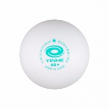 银河（YINHE） 银河 乒乓球 1星2星3星兵乓球新材料40+铂力训练比赛用球 绿一星有缝球ABS+ 100个装 白色