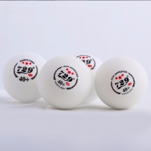 729友谊三星乒乓球训练比赛用兵乓球有缝球新材料乒乓球 三星40+ (6只装)