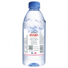 依云（evian）天然矿泉水 330ml*24瓶...