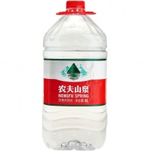 农夫山泉 饮用天然水4L 透明装4L*6桶 整箱