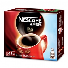 雀巢（Nestle）醇品速溶咖啡48杯 （48包...