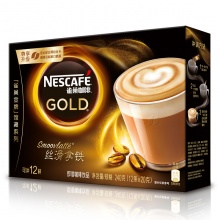 雀巢咖啡(Nescafé)金牌丝滑拿铁20gX1...