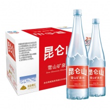 昆仑山 高端矿泉水1.23L*12瓶 整箱 饮用天然水