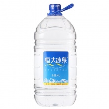 恒大冰泉 长白山天然矿泉水4L*4桶 整箱