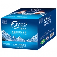 5100西藏冰川矿泉水1.5L*12瓶 家庭装