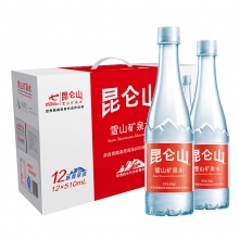 昆仑山高端矿泉水510ml*12瓶 饮用天然水