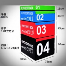 体操武术舞蹈健身房跳箱跳凳弹跳力训练 1号15cm高度