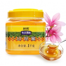 北大荒 东北黑蜂 山花蜜 百花纯蜂蜜1000g