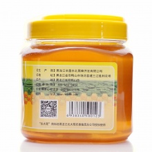 北大荒 东北黑蜂 山花蜜 百花纯蜂蜜1000g