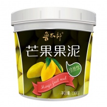 鲁太郎 芒果果酱果泥烘焙甜品奶茶店原料批发含果肉...