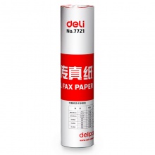 得力（deli） 7727热敏传真纸 210mm...