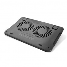 酷冷至尊(CoolerMaster)CME2 17寸及以下笔记本散热器(冲网面板/14cm双风扇/静音/大风量)黑色