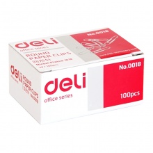 得力（deli） 0037 镀镍金属彩色回形针/...