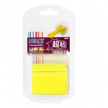 N次贴（STICKN）36541 超粘卷筒便条纸/纸胶带.附胶带座(50mm*10m) 荧光黄 1卷/卡