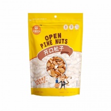 大众优品 雾茗食品天津开口松子 手剥原味红松每日坚果零食炒货 休闲食品316g×3份