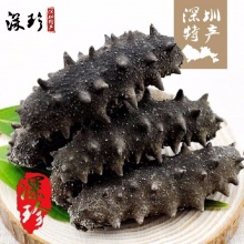 深圳特产野生5A级海参干货礼盒40-60头/500g 淡干刺参5-6年海参120g 12只 100g海参