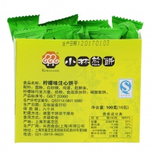 小林煎饼 (KOBAYASHI) 饼干蛋糕休闲零食 柠檬味注心饼干 100g