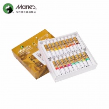 马利（Marie's）国画颜料 36色/12ml中国画颜料套装 1305