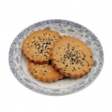 小林煎饼 饼干蛋糕休闲零食 如意煎饼85g/盒 芝麻味