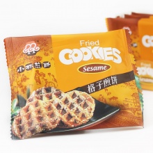 小林煎饼 饼干蛋糕休闲零食 格子煎饼迷你包90g/盒