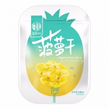 菠萝干100g袋 菠萝水果干脆果片果脯零食品小吃