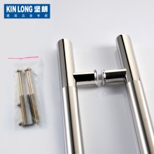 坚朗KINLONG玻璃门拉手大门把手304不锈钢KTV木门简约WM03102 总长800孔距600