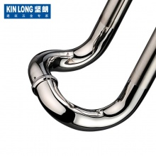 坚朗KINLONG玻璃门拉手大门把手304不锈钢KTV木门简约WM03413F 总长300孔距275