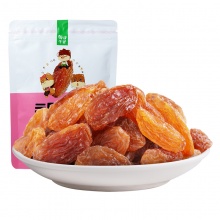 三只松鼠蜜饯果干休闲零食新疆特产玫瑰红葡萄干120g/袋
