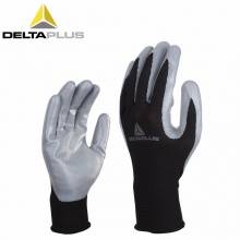 代尔塔（DELTAPLUS） 工业防滑丁腈涂层精细操作防护工作耐磨劳保手套201715 8#