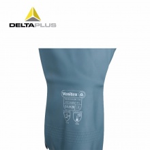 代尔塔 氯丁橡胶乳胶防护手套 耐磨耐油耐热 防化学品201530