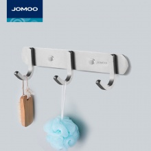 九牧（JOMOO） 厨卫五金挂件浴室太空铝挂衣钩...
