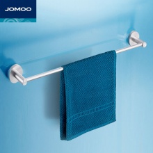 九牧（JOMOO）浴室挂件太空铝单杆毛巾架浴巾架...