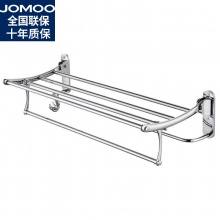 九牧（JOMOO） 毛巾架全铜浴巾架置物架浴室挂...