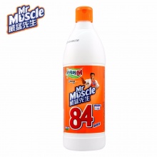 威猛先生（Mr Muscle） 84除菌液 消毒液家用衣物厨卫消毒漂白剂消毒水 清新花香500g