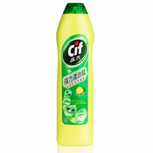 晶杰 cif强力清洁乳厨房浴室去污清洁剂去厨油烟机重油污剂 清香柠檬725克*1瓶