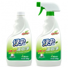 绿伞油烟净500g*2瓶绿茶香型厨房油烟机重油污...