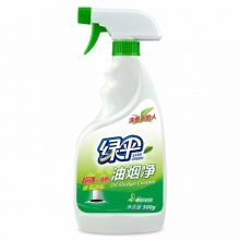绿伞油烟净500g*2瓶绿茶香型厨房油烟机重油污清洁剂