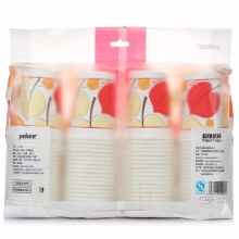 宜洁 一次性杯子纸杯80只装250ML9926
