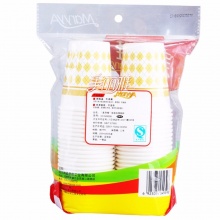 美丽雅 茶语加厚纸杯50只装250ml HC049598